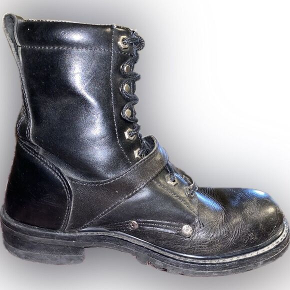 Size 8 Men\'s Faded Glory Leather Riding Boots Style D81003 (4/26) main image 5
